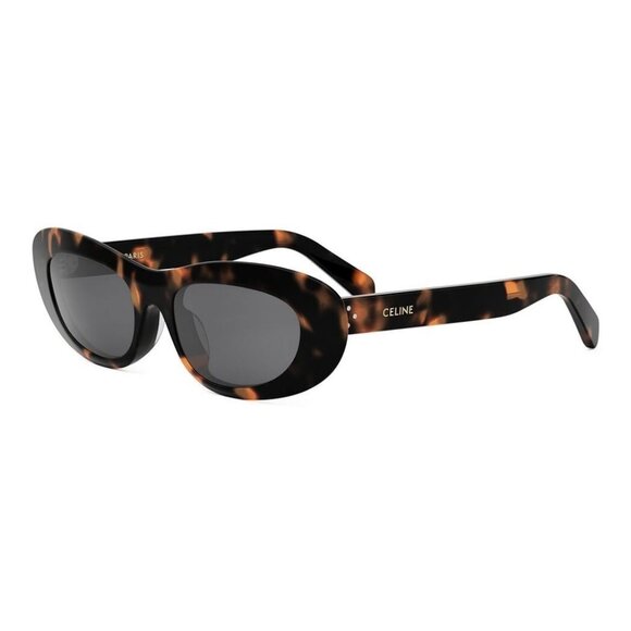 New CELINE 3 Dots Havana Cat Eye CL40310U 52A Sunglasses Women - Picture 1 of 3